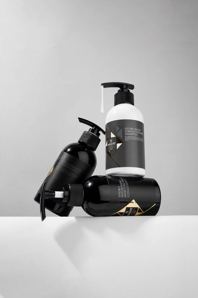 Three shampooes by Hadat Cosmetics