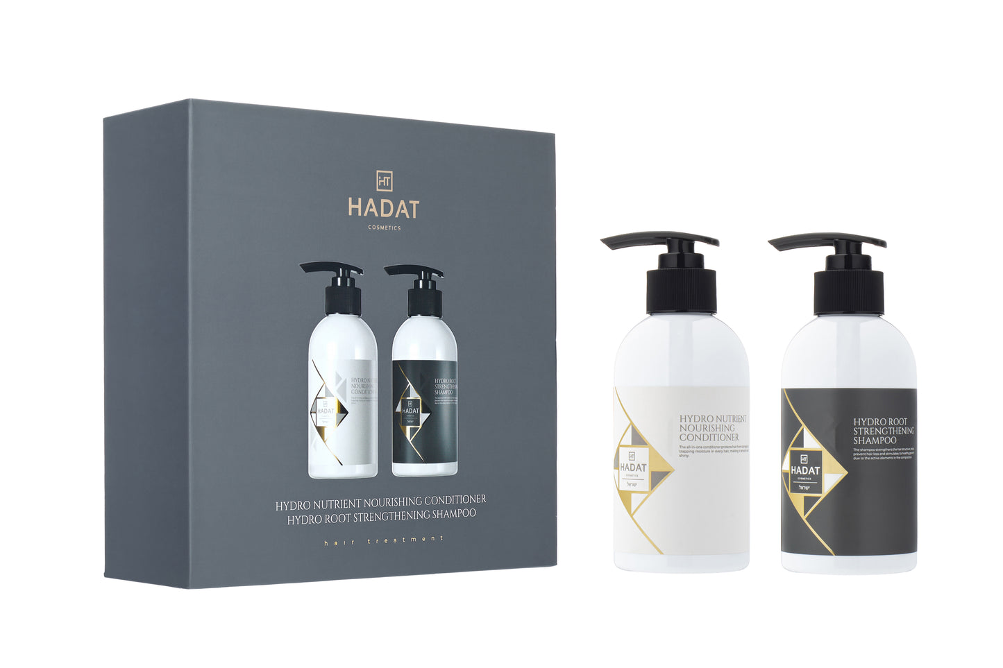 GIFT BOX: NUTRIENT NOURISHING CONDITIONER 250ML + ROOT STRENGTHENING SHAMPOO 250ML