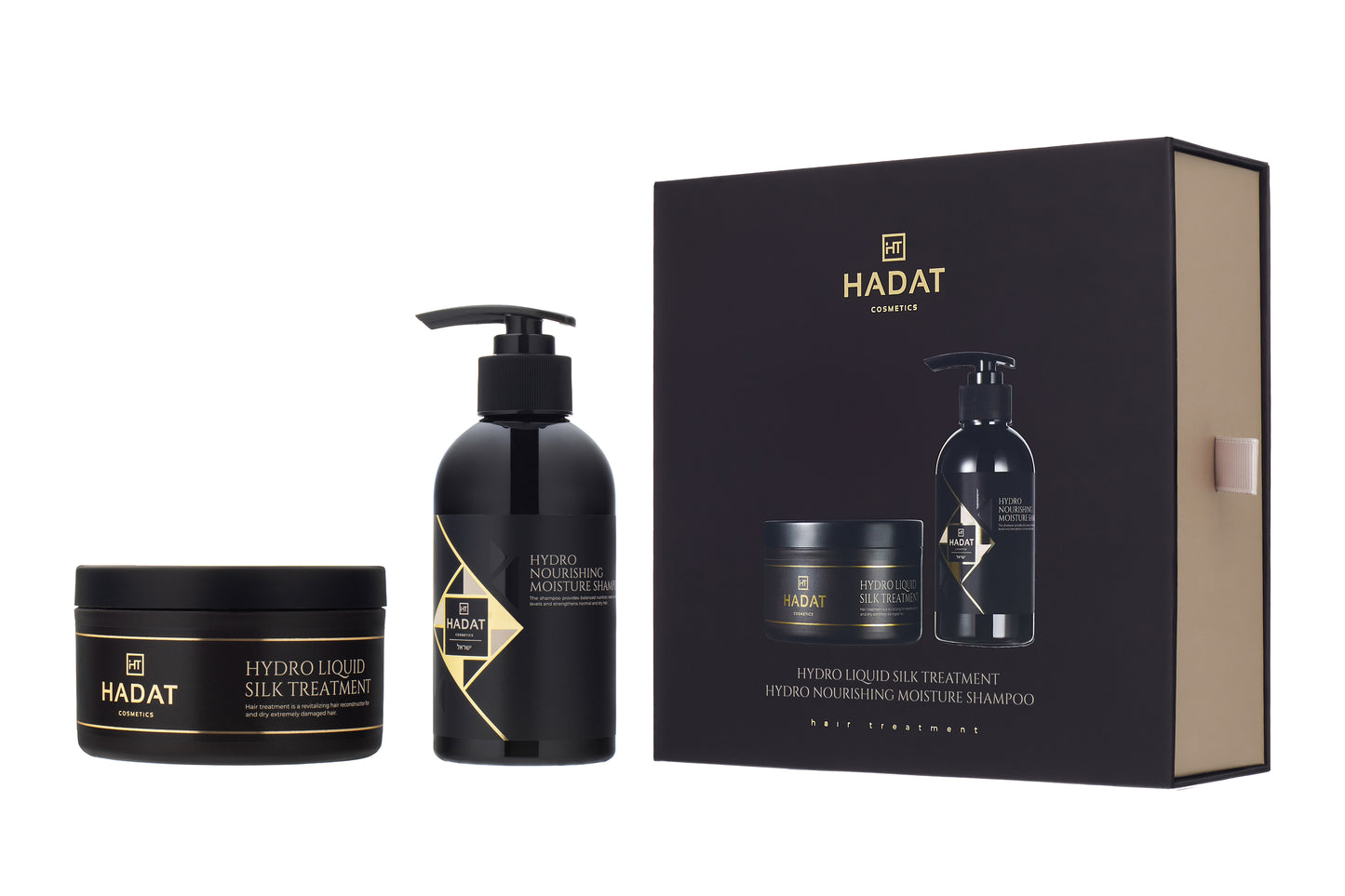 Hydro Liquid Silk Treatment & Moisture Shampoo Set